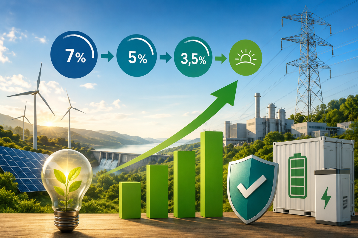 La eliminación gradual del impuesto eléctrico refuerza la competitividad del sector energético en España