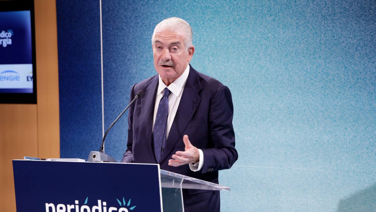 José Bogas, consejero de Endesa, durante su intervención. 