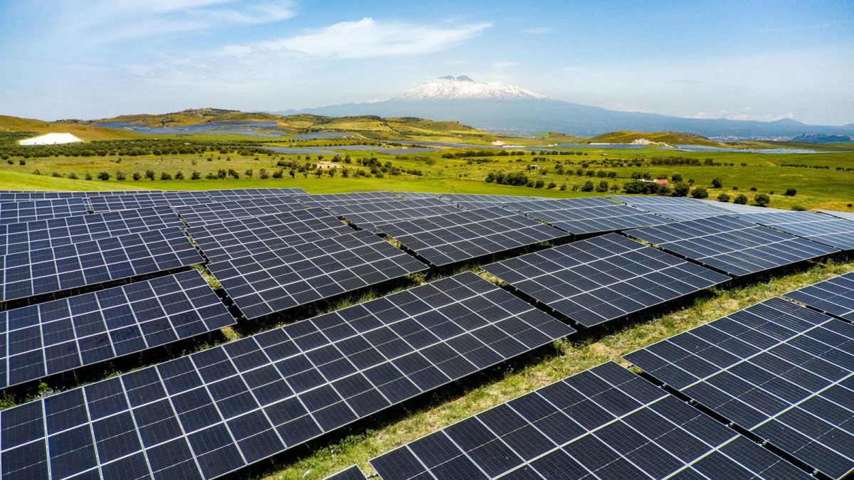 Planta fotovoltaica.