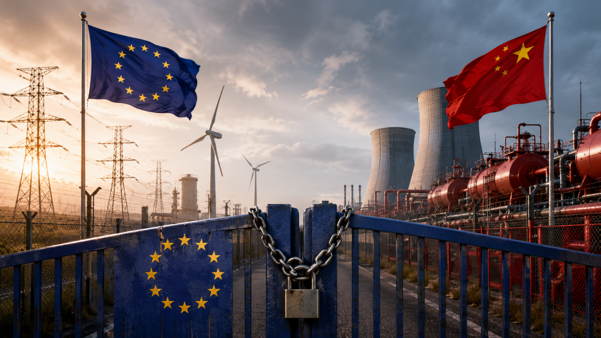 Bruselas endurece las reglas para limitar la presencia china en infraestructuras energéticas