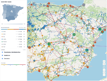El mapa eléctrico de eRoots, el gran gemelo digital de la red ibérica, ya está disponible para todo el sector