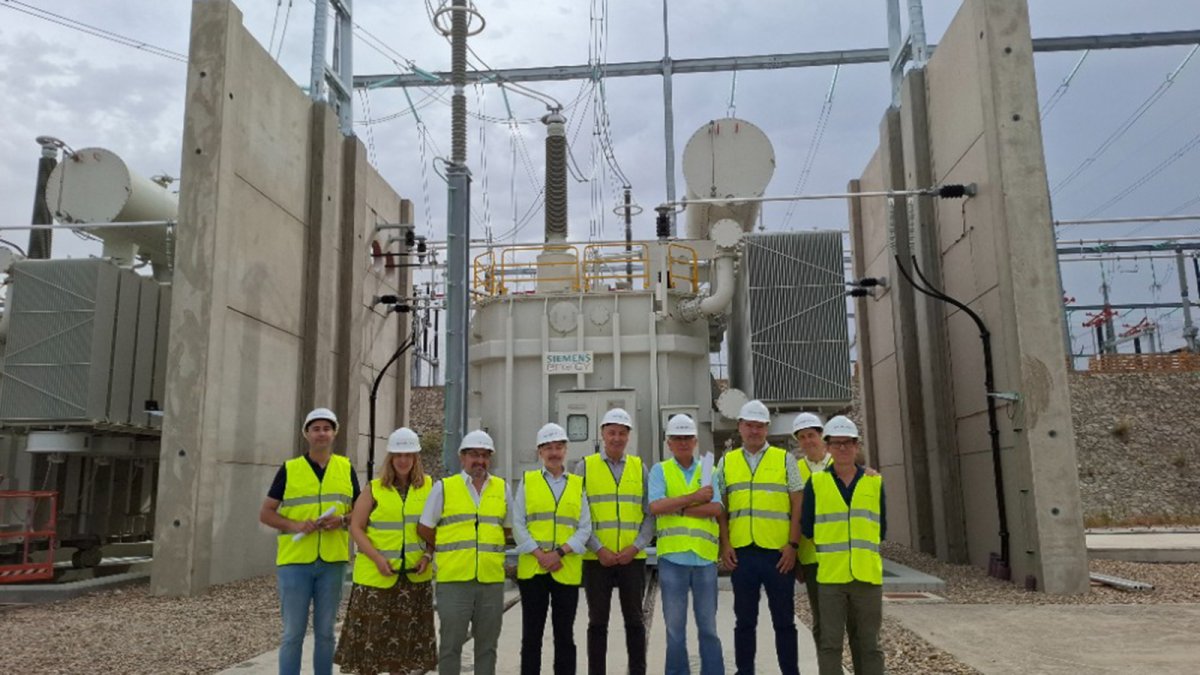 Red Eléctrica amplía la subestación de Peñaflor para reforzar el suministro eléctrico a la ciudad de Zaragoza y su entorno metropolitano