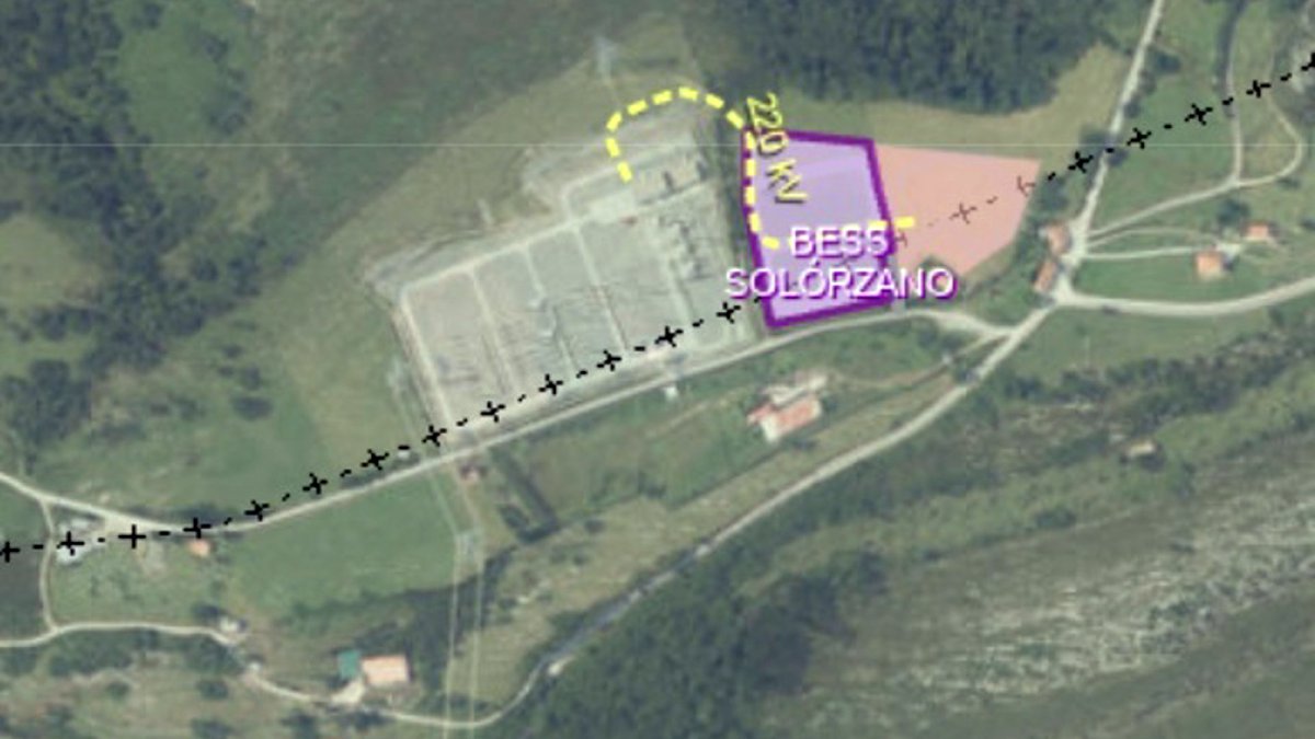 El Gobierno de Cantabria autoriza la construcción del almacén de energía con baterías en Solórzano