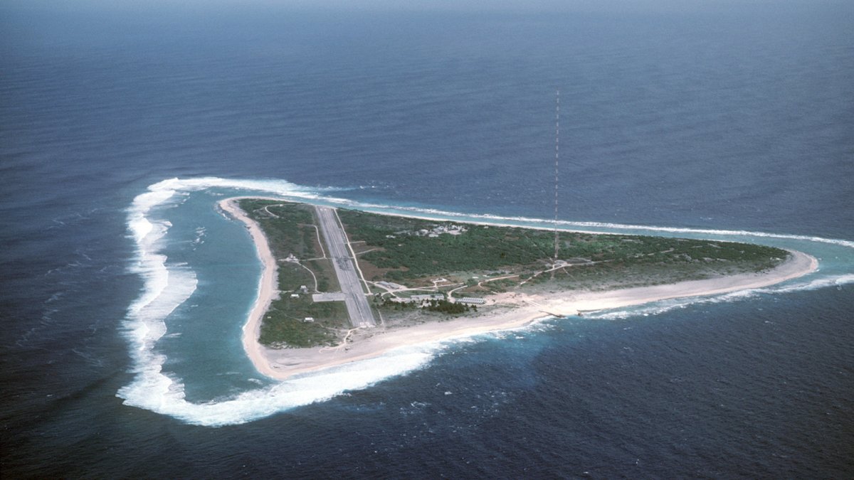 Isla Minamitori en Japon.