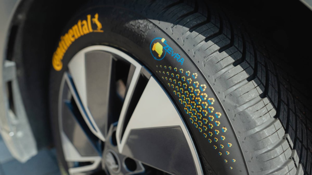 El nuevo neumático de Continental lleva el reciclaje al coche eléctrico