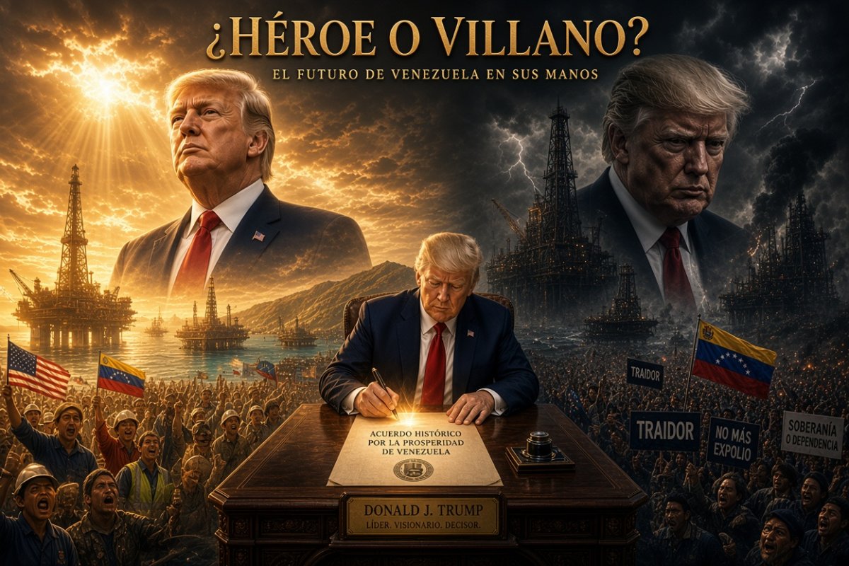 ¿Héroe o villano? Trump cierra un acuerdo histórico que busca el resurgir del petróleo venezolano