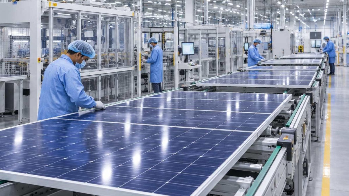 La producción de módulos solares de India supera a la demanda y reduce al 35-40% la utilización de las fábricas