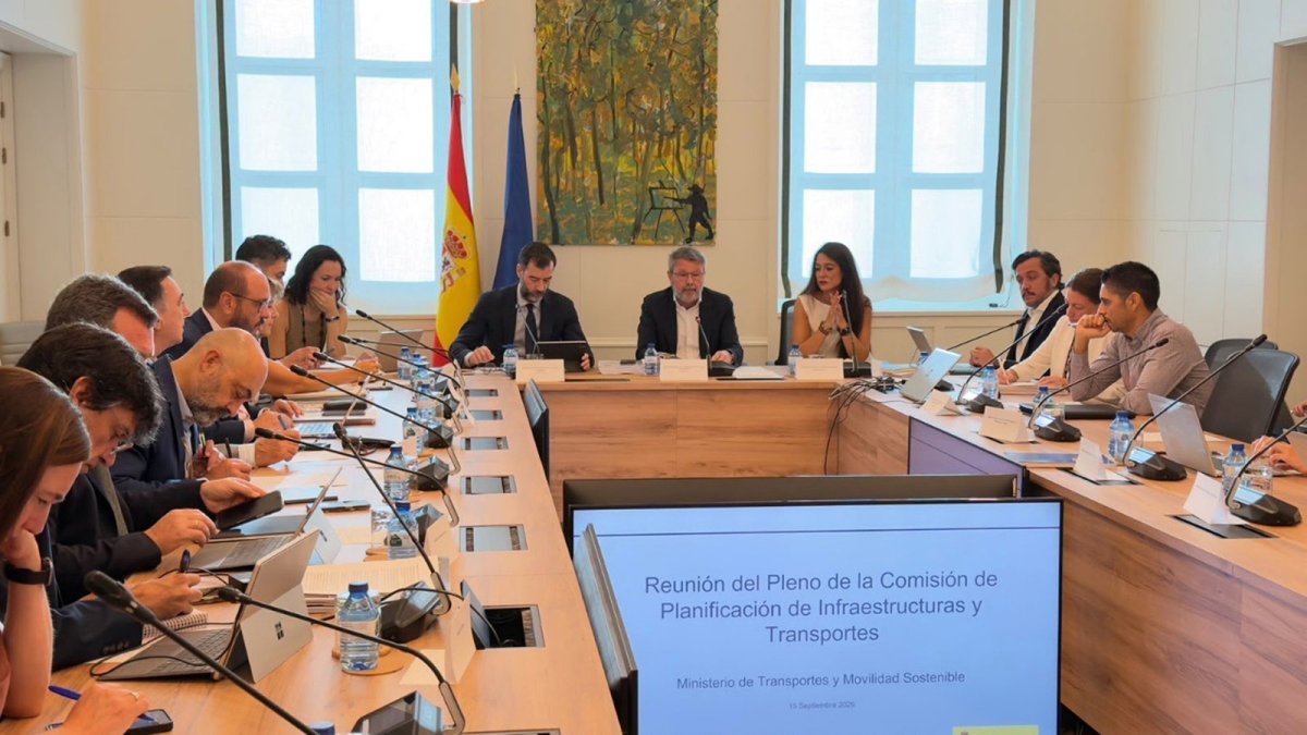 Reunión del Pleno de la Comisión de Planificación de Infraestructuras y Transporte.