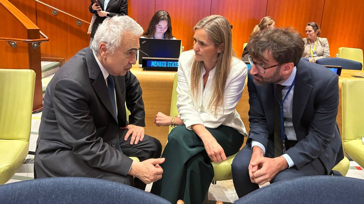 Aagesen defiende las renovables como vía para "dejar atrás la adicción a los combustibles" fósiles
