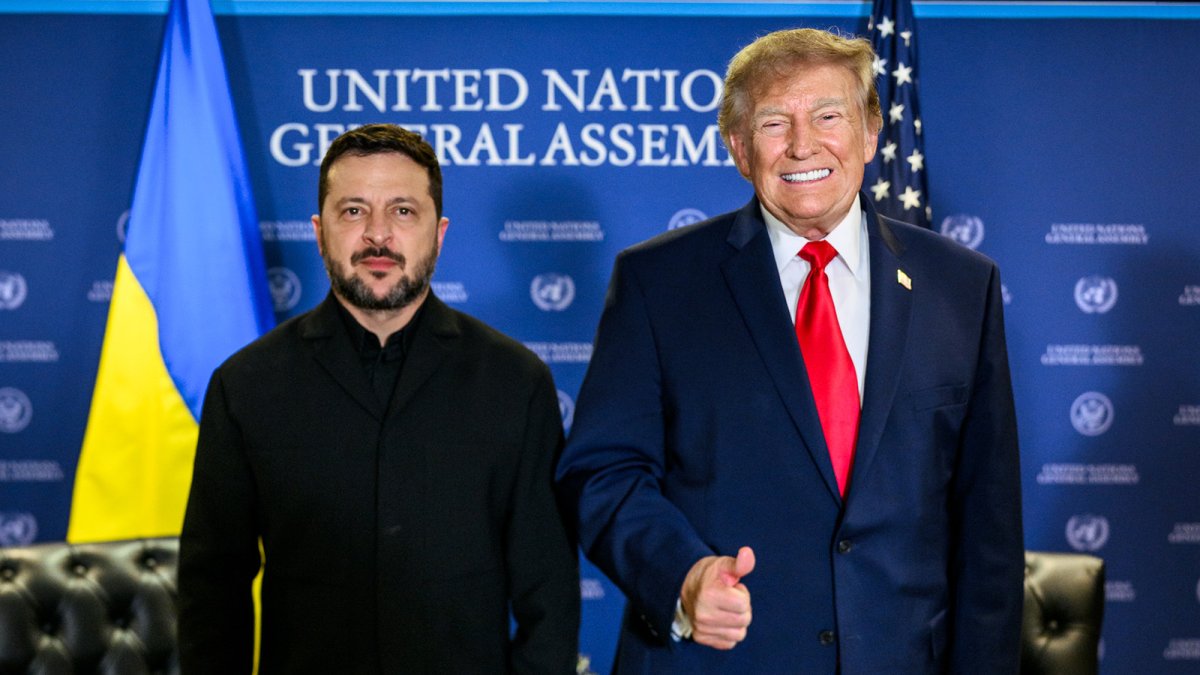 El presidente de Ucrania, Volodymyr Zelenski, y el presidente de EEUU, Donald Trump.