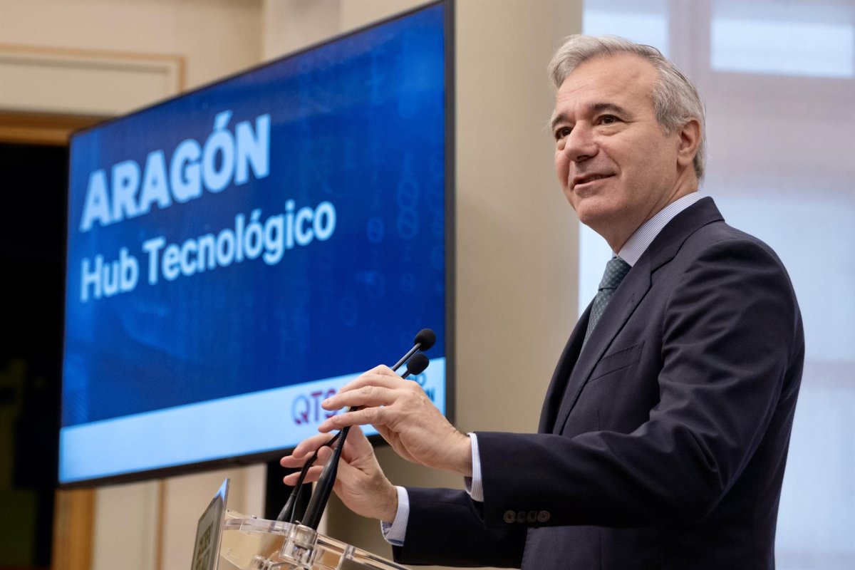 Azcón avisa: el decreto de 'data centers' puede paralizar la inversión de 13.471 millones de Blackstone