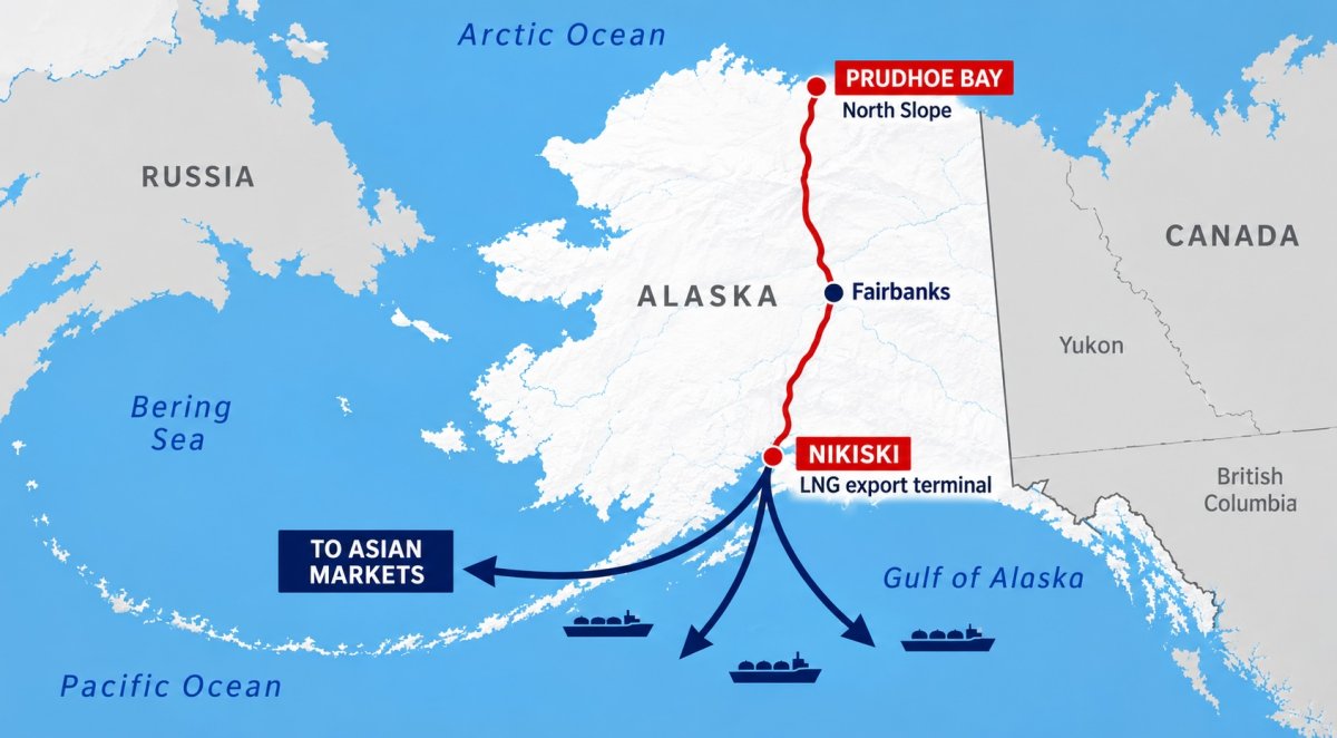 Alaska LNG resucita, pero Seúl enfría el anuncio de Trump sobre su financiación