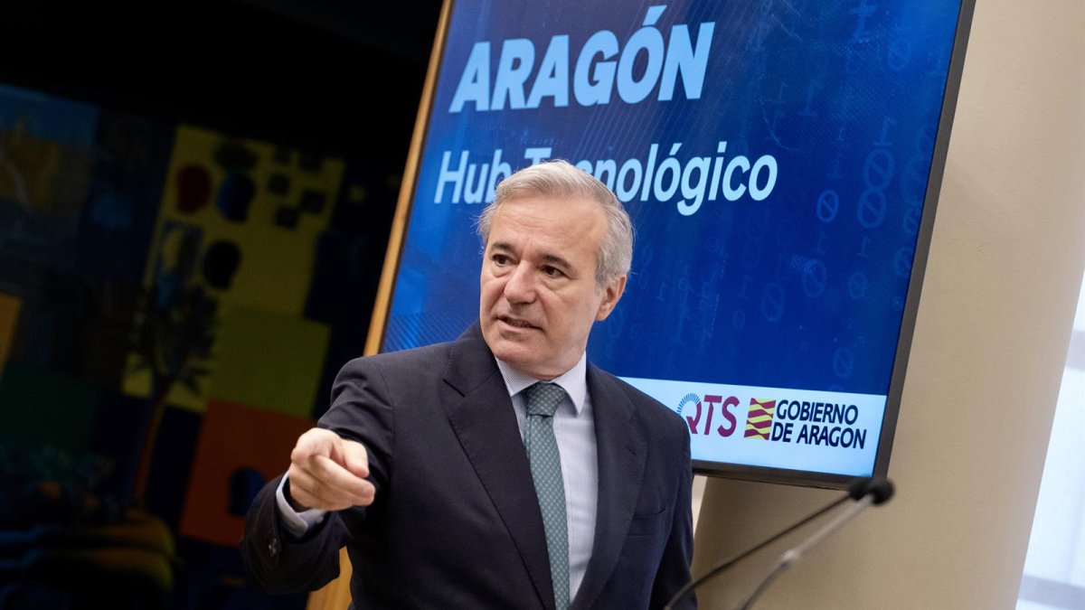 Aragón critica que el Gobierno planee aprobar el decreto de los centros de datos antes del 29N