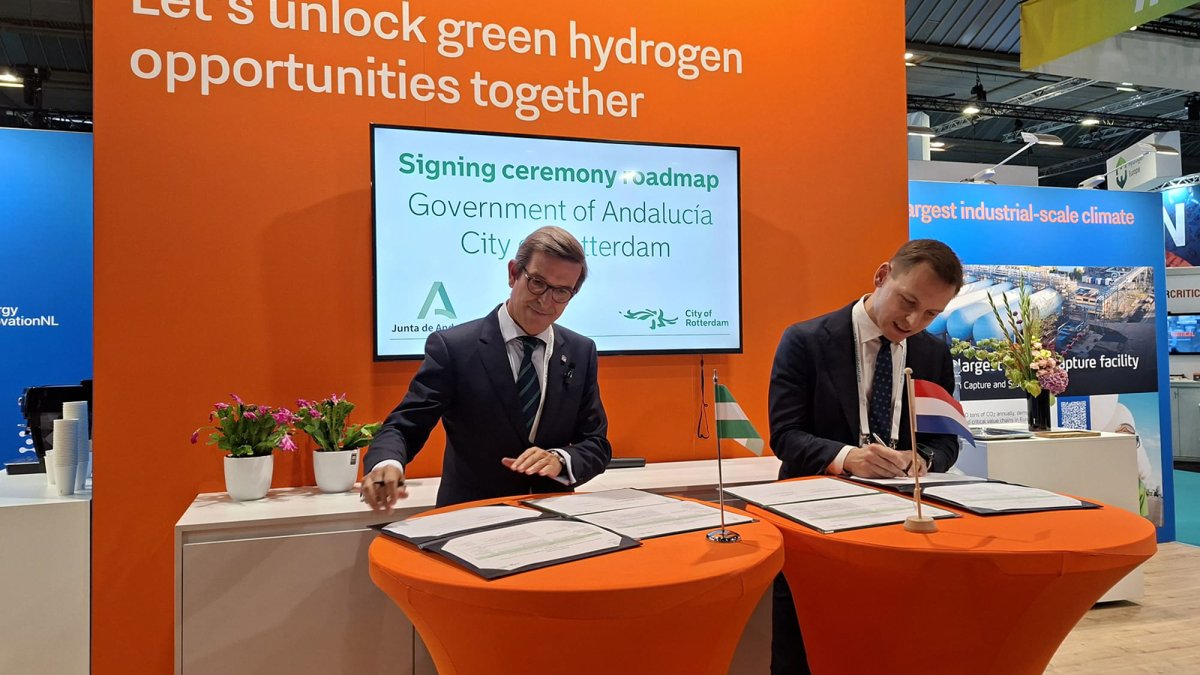 Andalucía refuerza su alianza con dos grandes polos industriales y energéticos de Europa para impulsar el hidrógeno verde