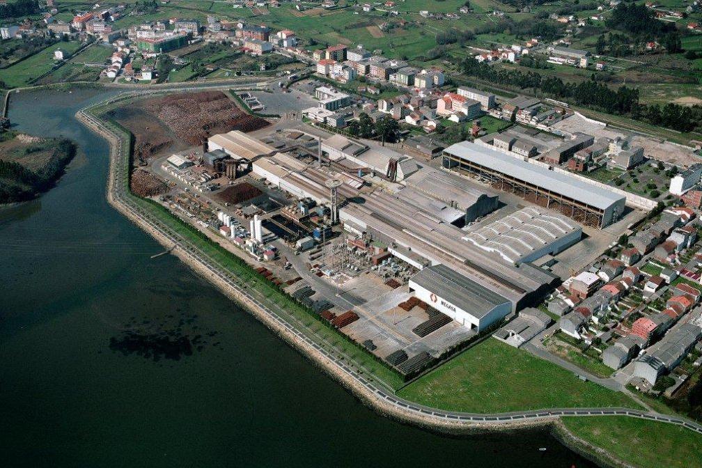 Vista aérea de la planta de Megasa en A Coruña. FOTO: Megasa