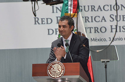 Enrique Ochoa Reza, Director General de la Comisión Federal de Electricidad. FOTO: CFE