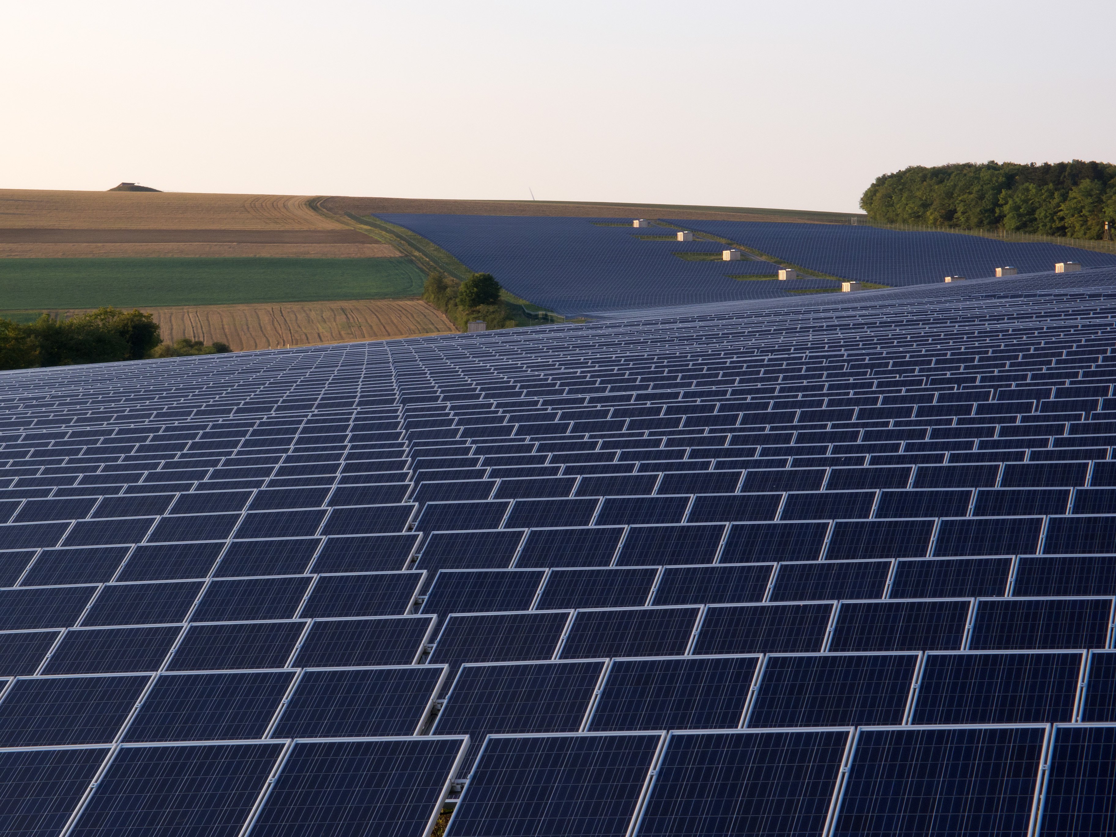 Parque solar fotovoltaico en Alemania. FOTO: Wikimedia