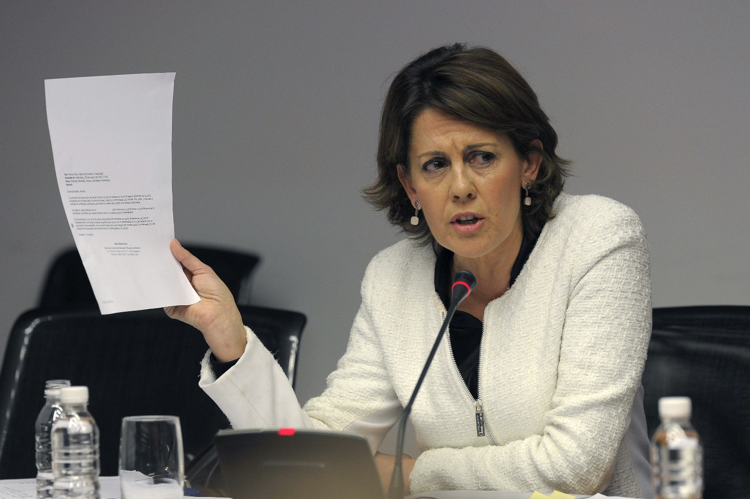 Yolanda Barcina, presidenta de la Comunidad Foral de Navarra. FOTO: EFE