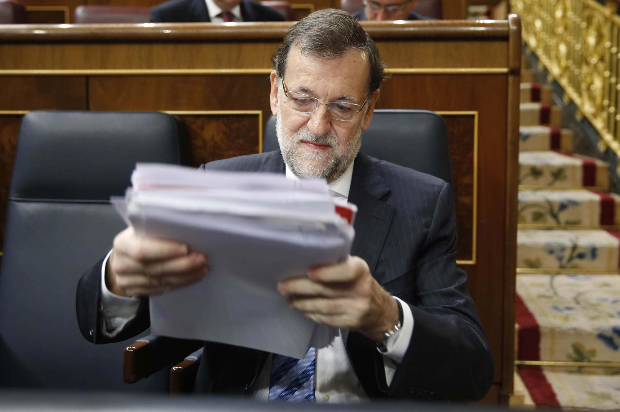 Mariano Rajoy, durante la sesión en el Congreso. FOTO: Moncloa.