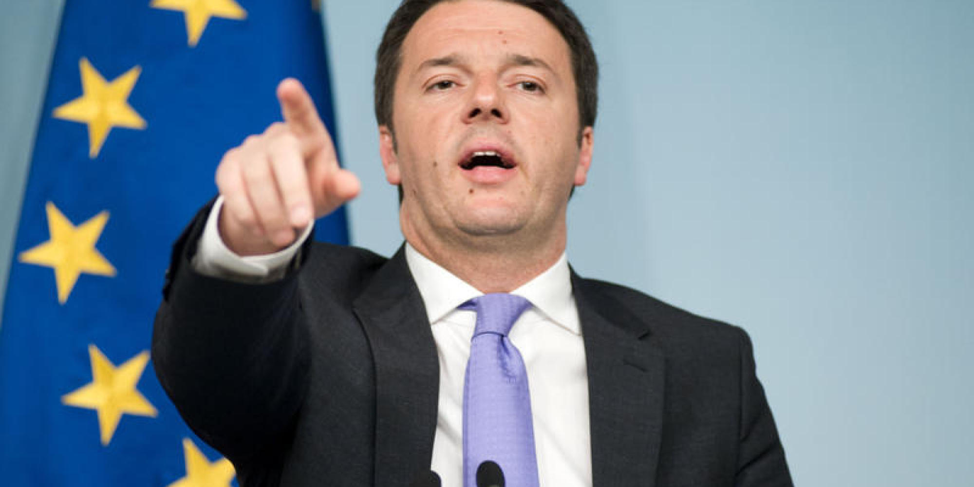 Matteo Renzi es el primer ministro italiano. 