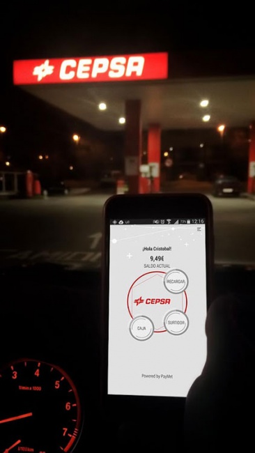 Cepsa Pay, la primera app para pagar el repostaje desde el móvil. FOTO: Cepsa.