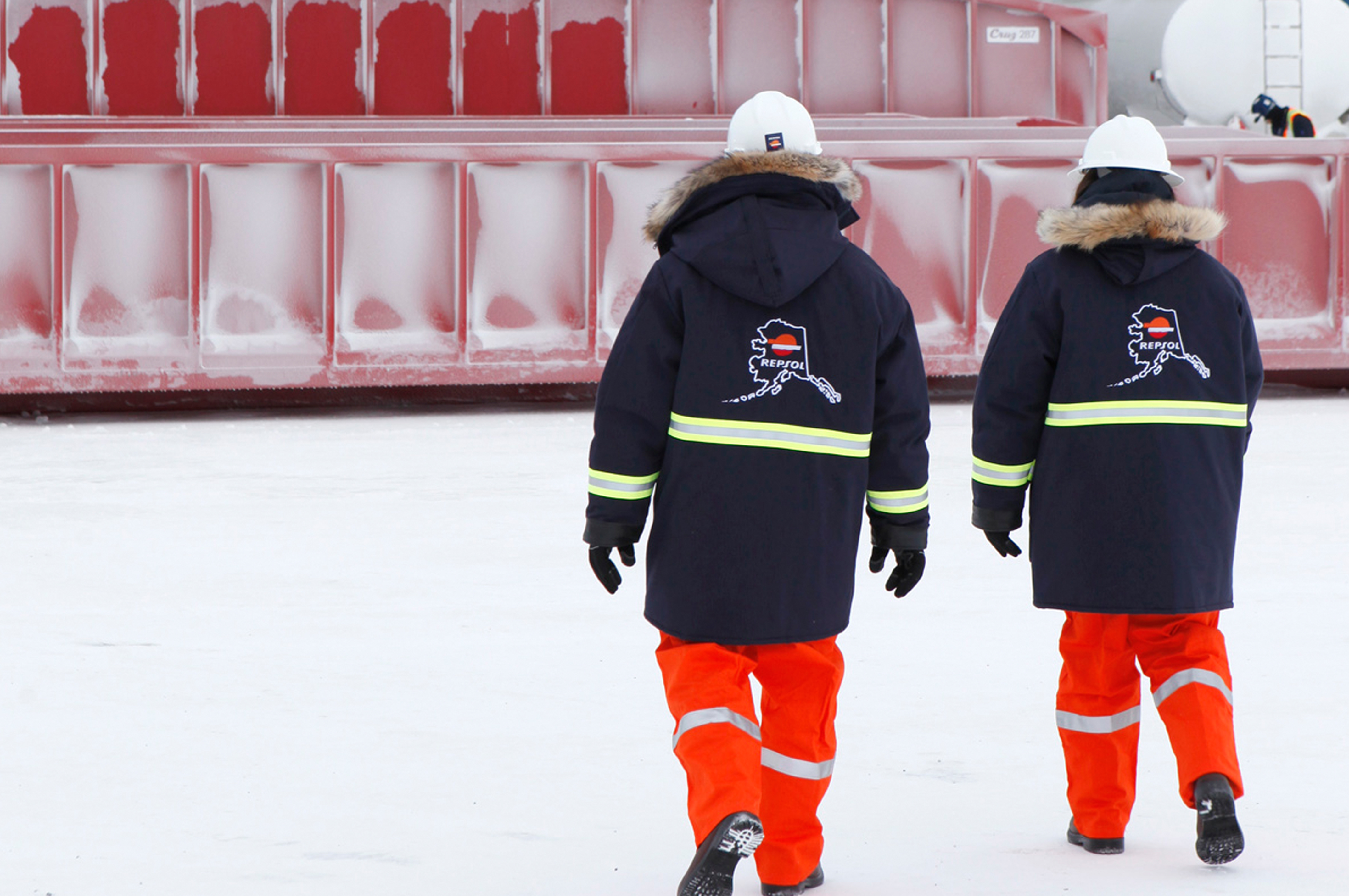 Operaciones de Repsol en el área de North Slope, en Alaska. FOTO: Repsol