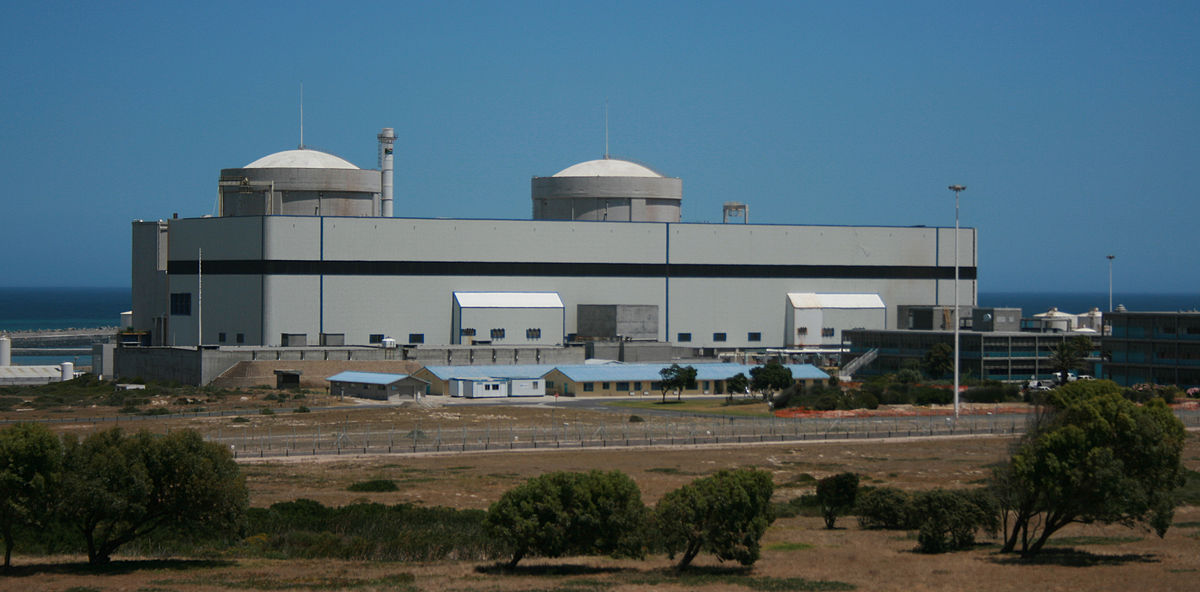 La central nuclear de Koeberg es la única de   Sudáfrica y de todo el continente africano.