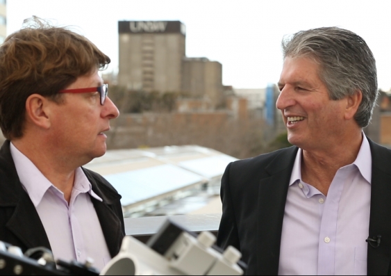 Mark Keevers y Martin Green, los responsables del nuevo récord de eficiencia solar.