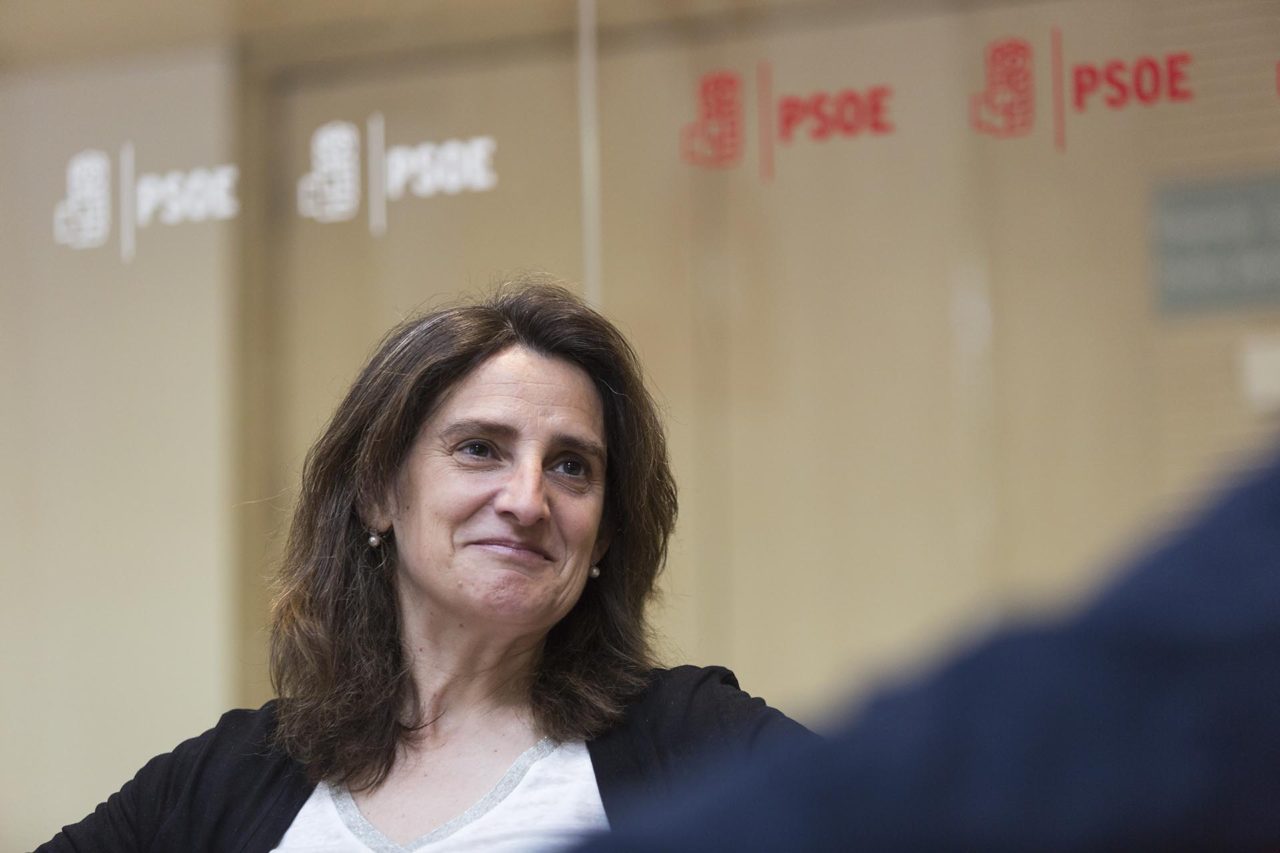 El Periódica de la Energía entrevista a Teresa Ribera en la sede del Psoe en Madrid. DS