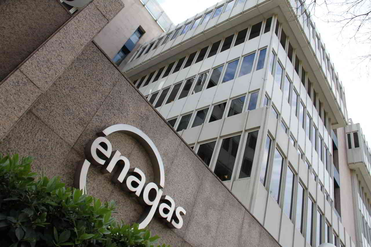 Enagas, sede central en Madrid.