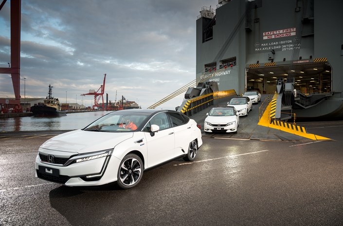 El Honda Clarity Fuel Cell llega a Europa. FOTO: Honda.