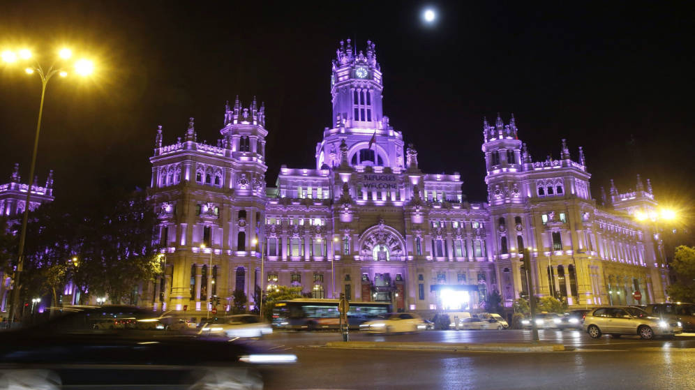 Sede del Ayuntamiento de Madrid. 