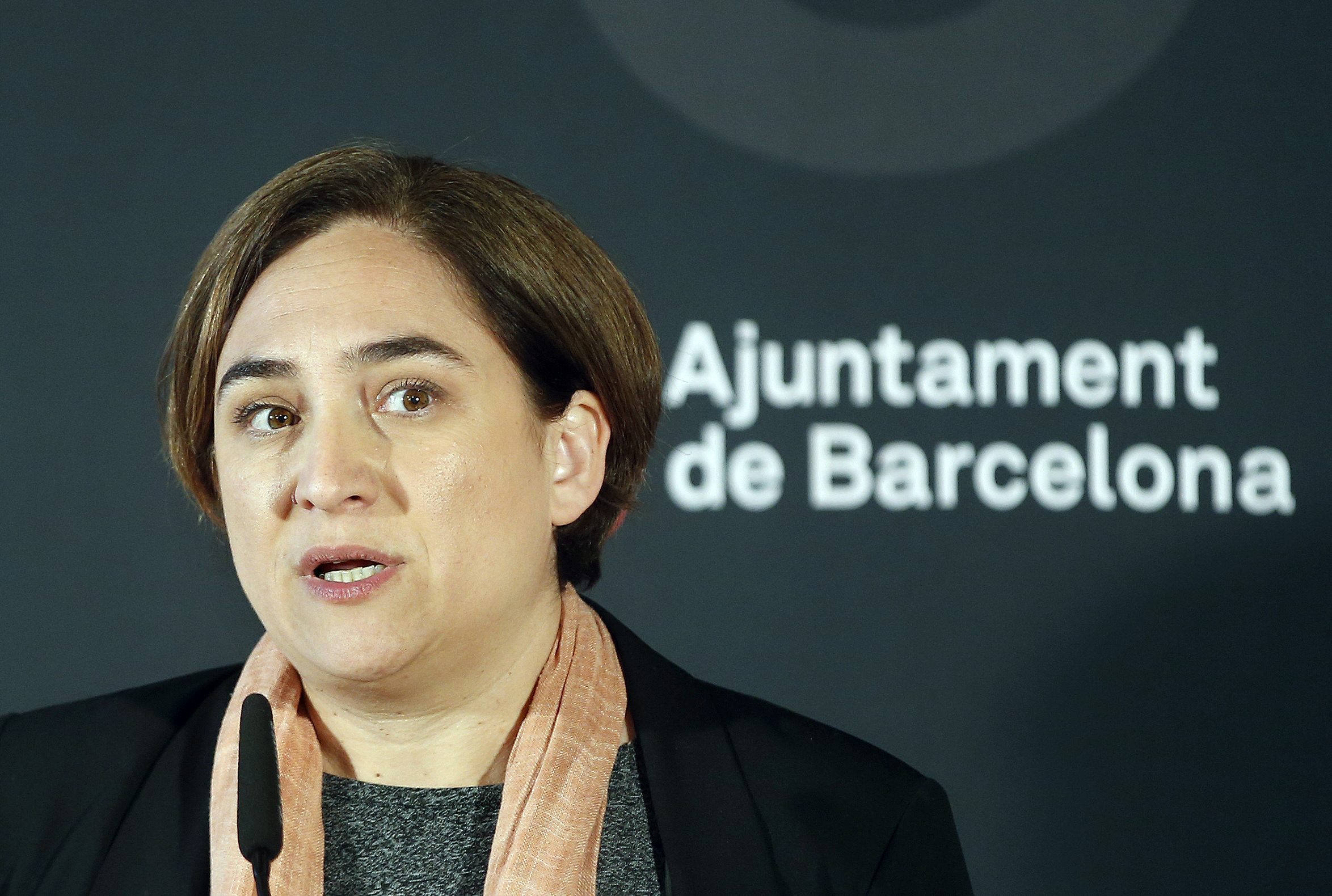 La alcaldesa de Barcelona, Ada Colau. FOTO: EFE.