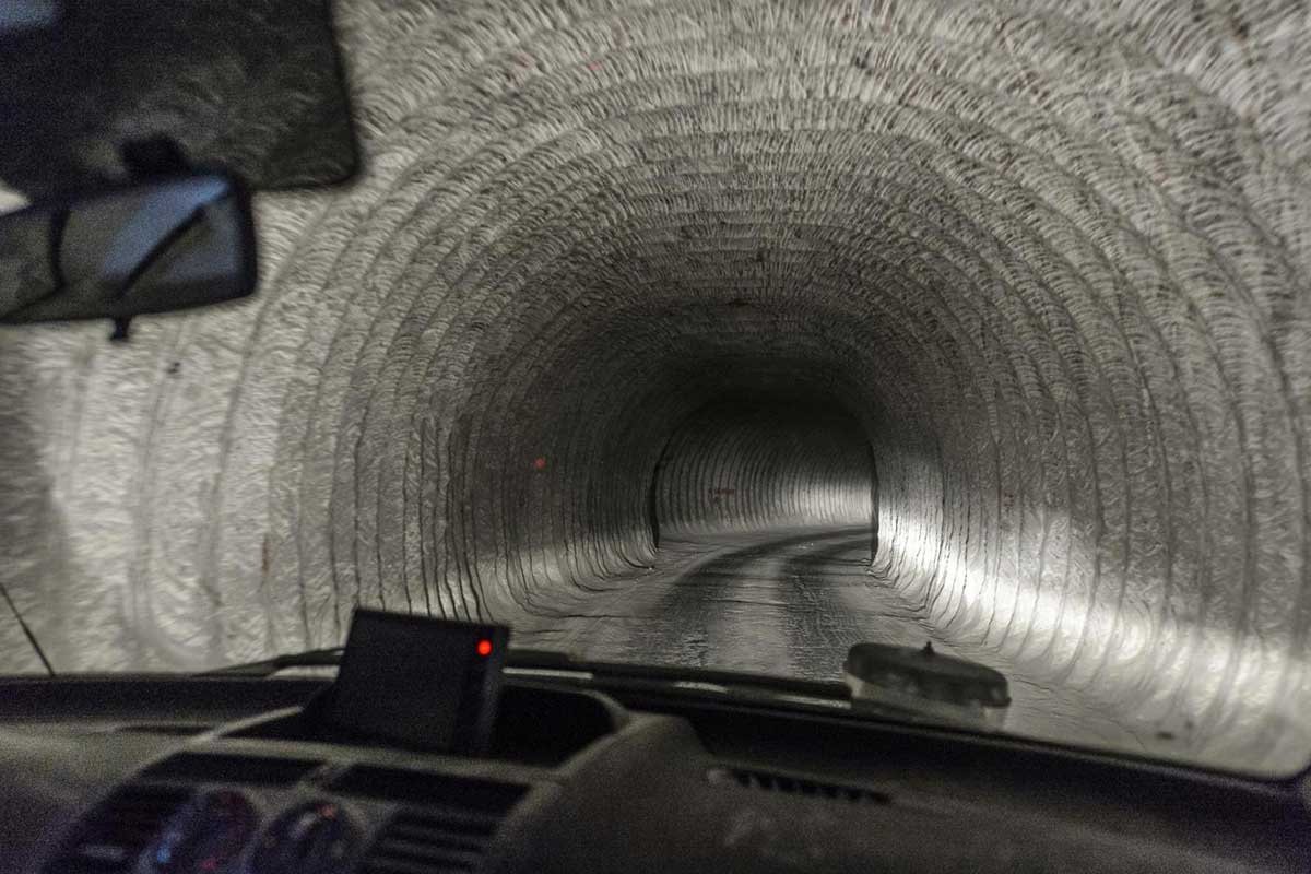 Mina reconvertida en cementerio nuclear de Konrad, Alemania.