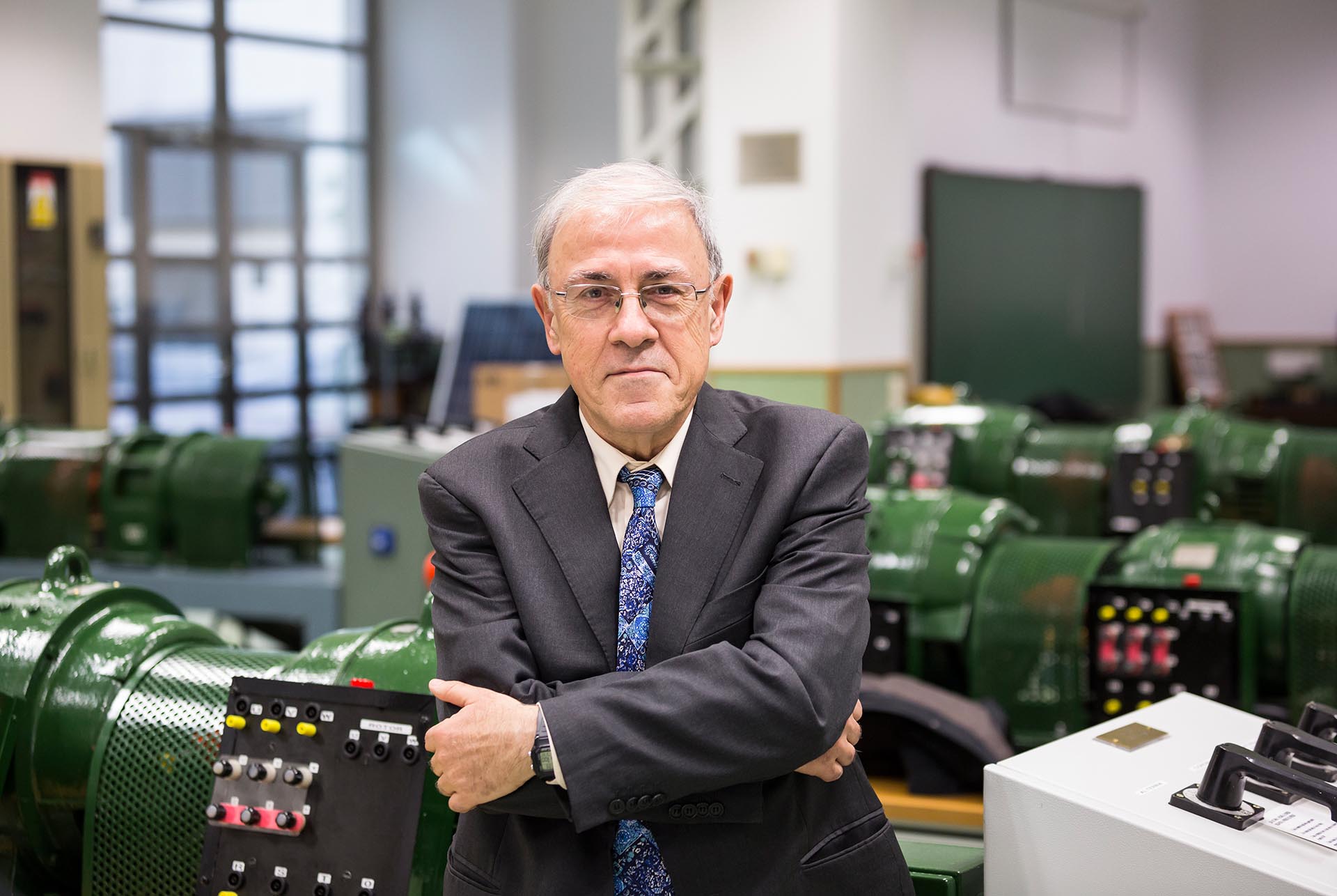 EL Periódico de la Energía entrevista a Ignacio Pérez Arriaga, en Madrid el 30 de marzo de 2017. FOTO: DS