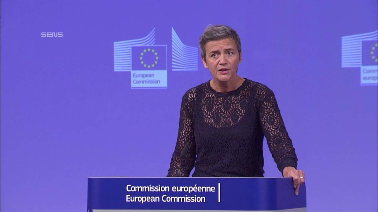 Comisaria europea de Competencia, Margrethe Vestager.