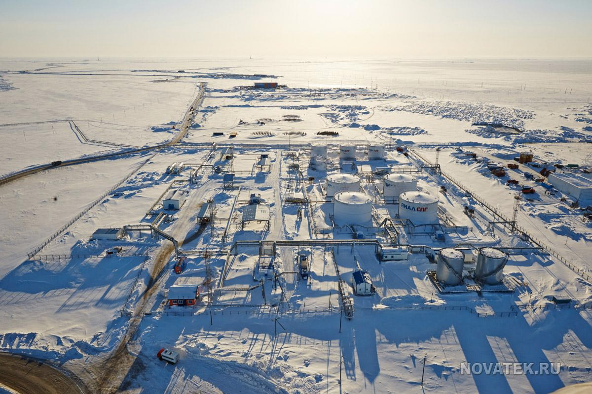 Instalaciones de Yamal LNG de Novatek.