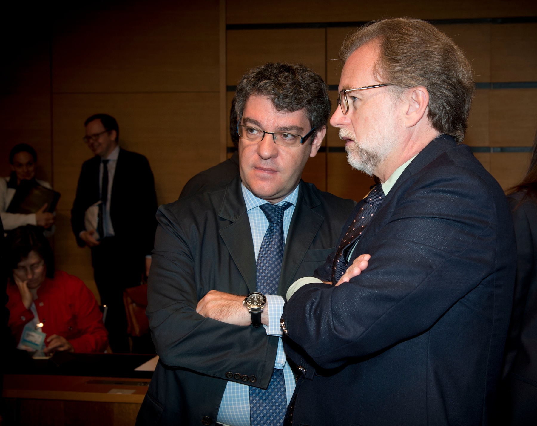 Alvaro Nadal en el Consejo de ministros de Energía de la UE en Luxemburgo.