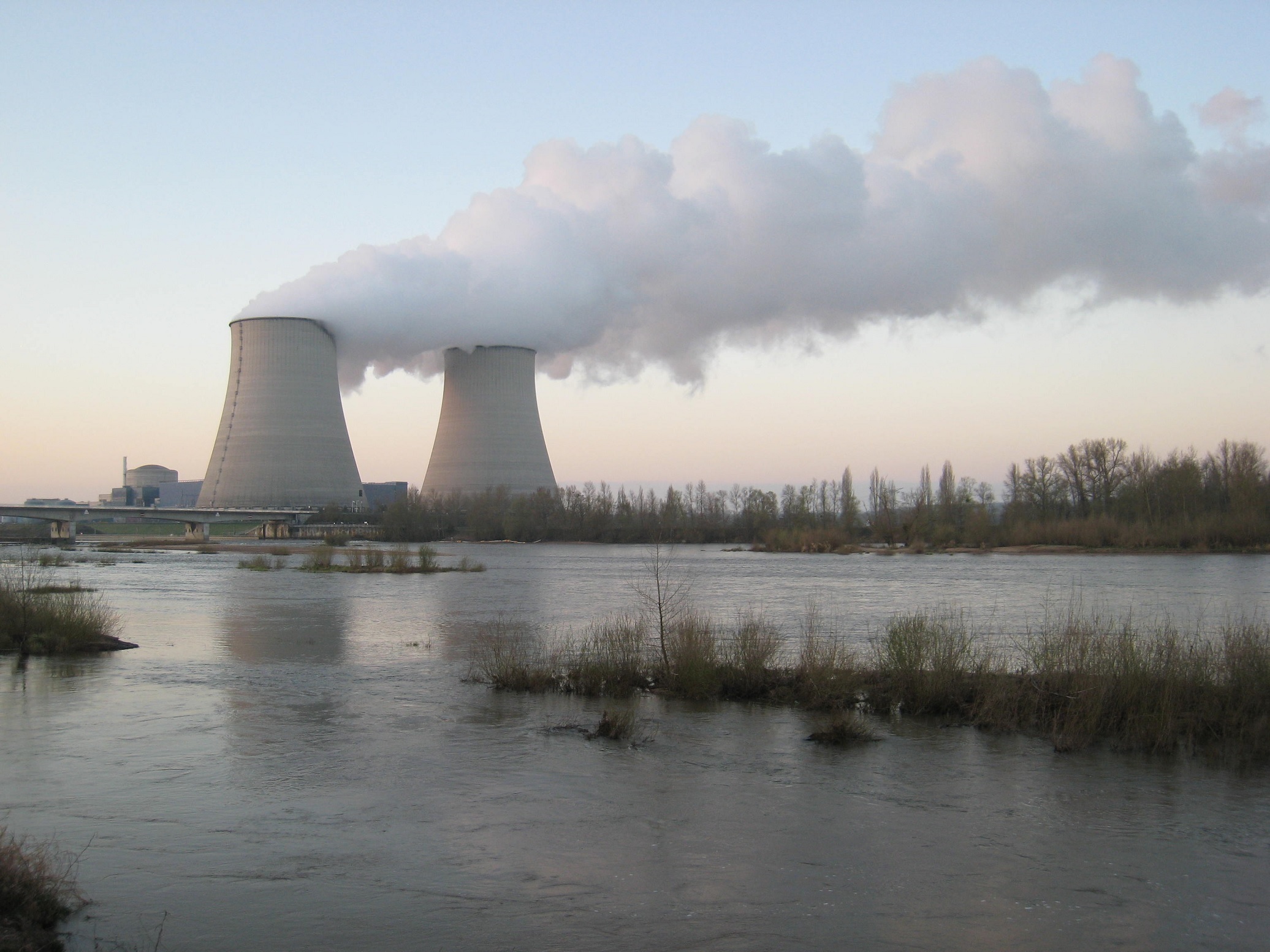 Central nuclear de Belleville sur Loire, Francia.