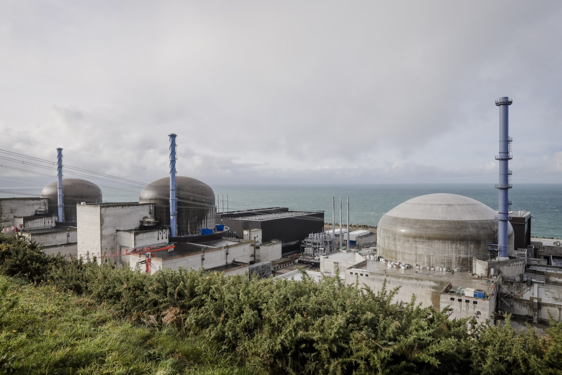 Central nuclear de Flamanville. FOTO: Marlene Awaad / Bloomberg.