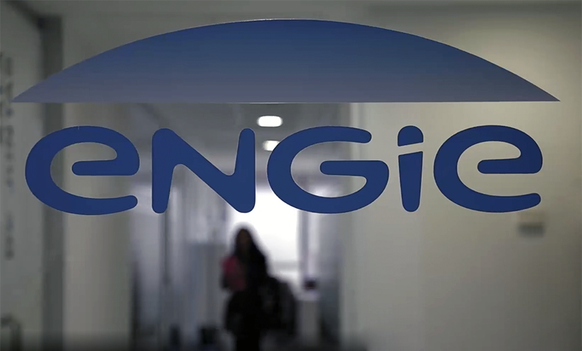 Logo de Engie en su sede. FOTO: Engie