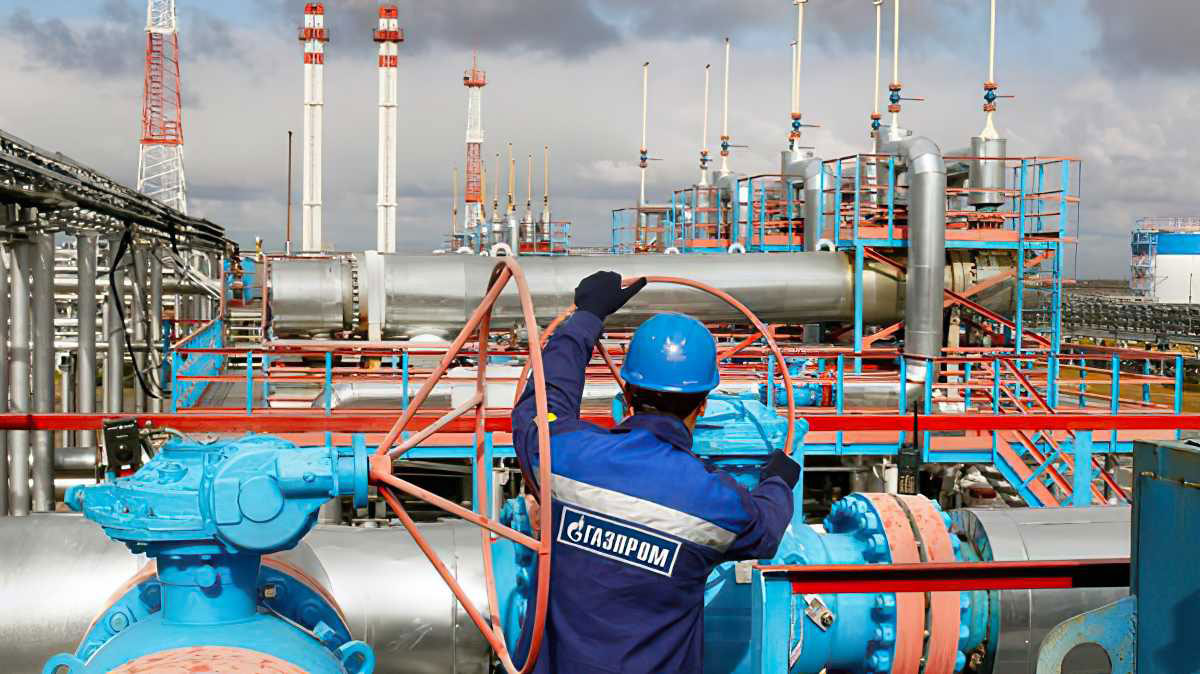 Instalaciones de gas de Gazprom. Foto: Gazprom