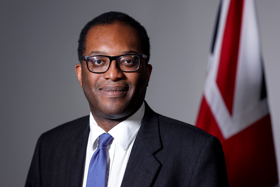 13/01/2021. London, United Kingdom. The new Business Secretary, Kwasi Kwarteng. Picture by Pippa Fowles / No 10 Downing Street