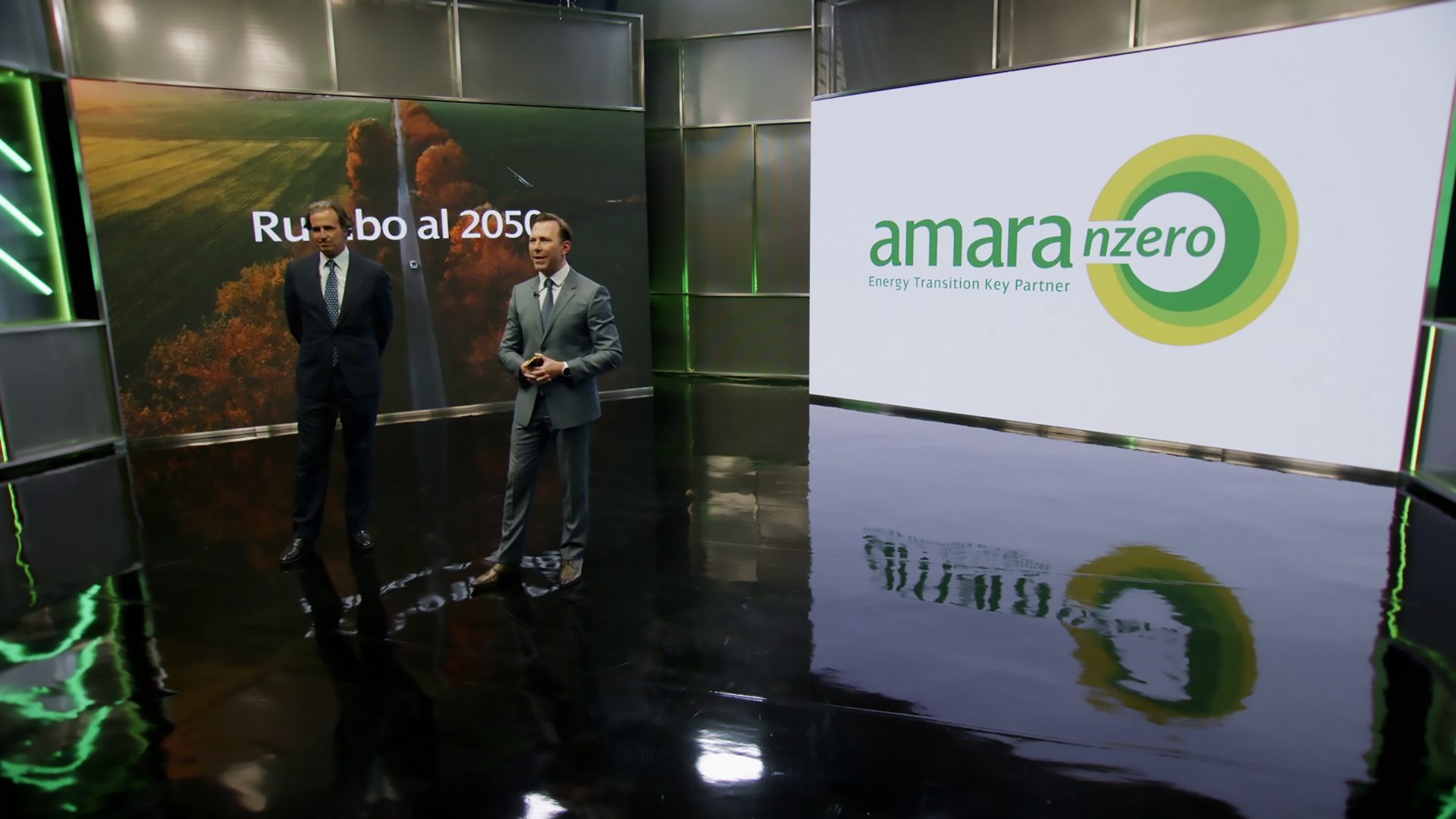 De izquierda a derecha: Pablo Arnús, presidente de Amara NZero, y Gonzalo Errejón, consejero delegado de Amara NZero. FOTO: Amara NZero