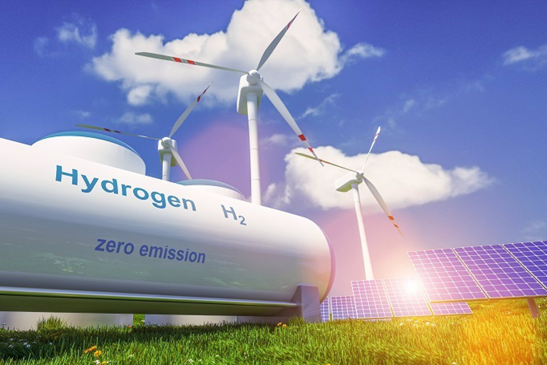 Producción de hidrógeno renovable. Foto: Bosch