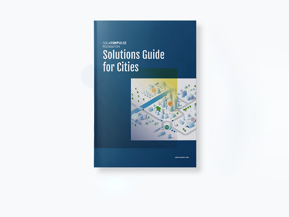 La "Guía de soluciones para ciudades" de Fundación Solar Impulse. FOTO: Fundación Solar Impulse