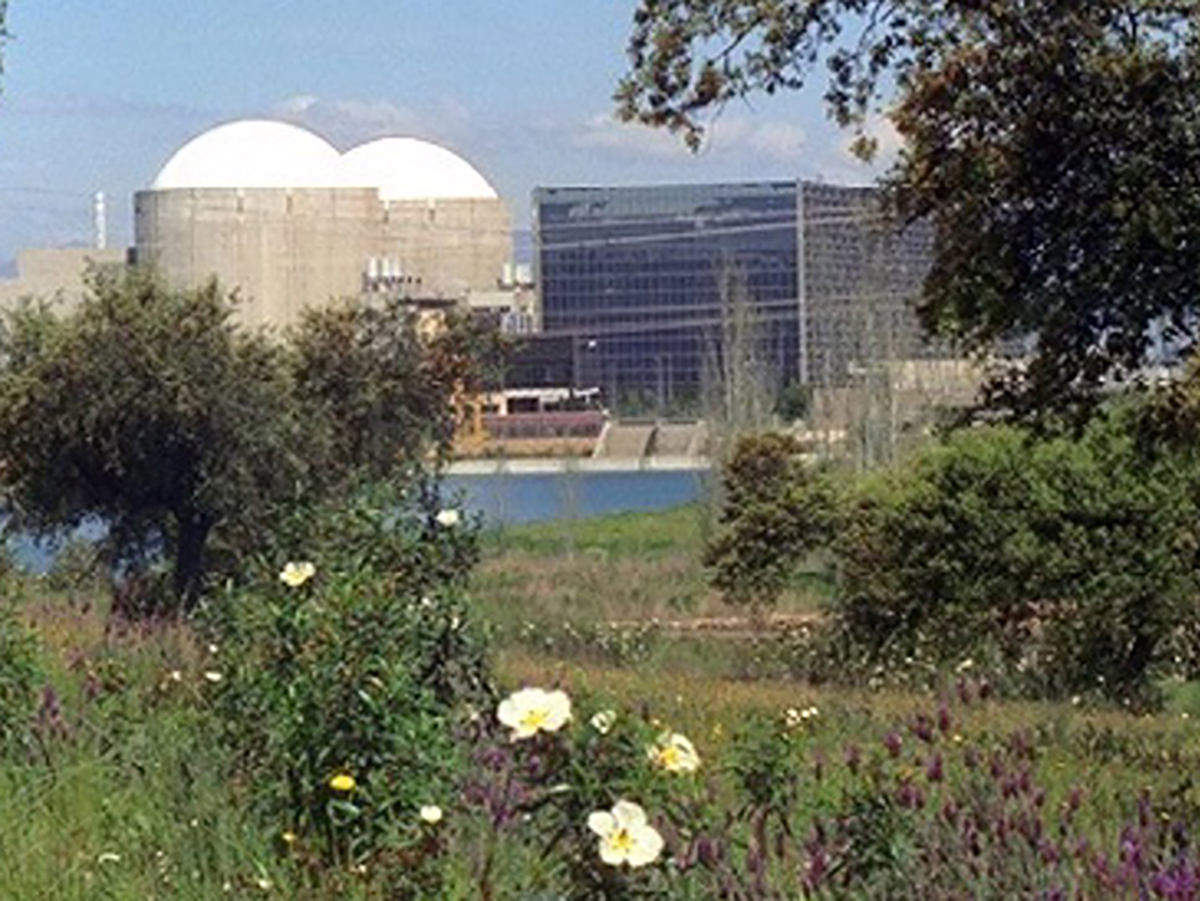 La central nuclear de Almaraz.