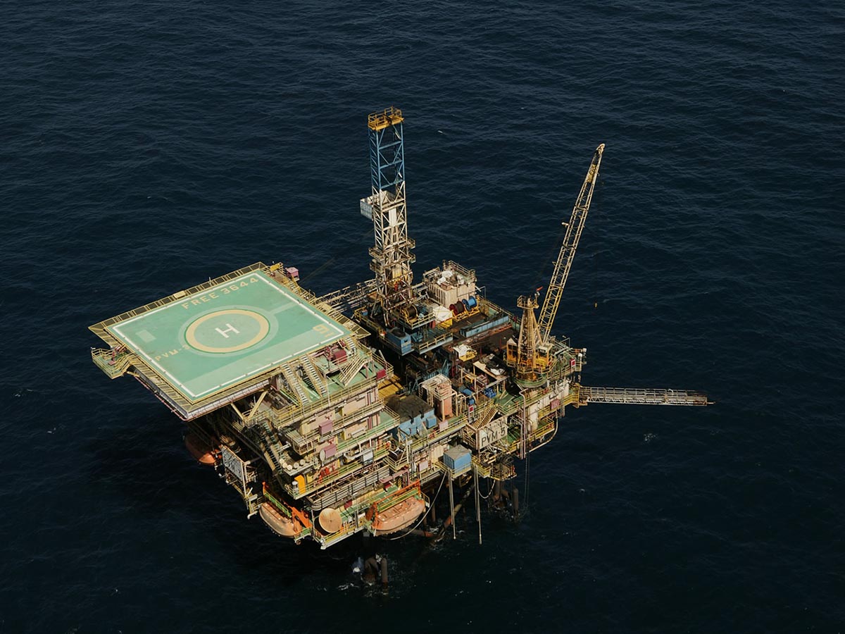 Plataforma petrolífera de Petrobras en Brasil. FOTO: Petrobras