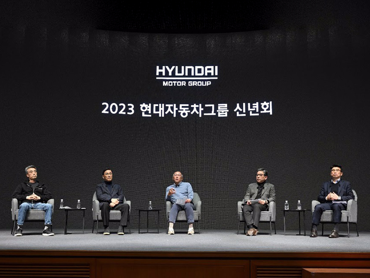 Reunión de año nuevo de Hyundai Motor Group en Namyang (Corea del Sur). FOTO: Hyundai Motor Group