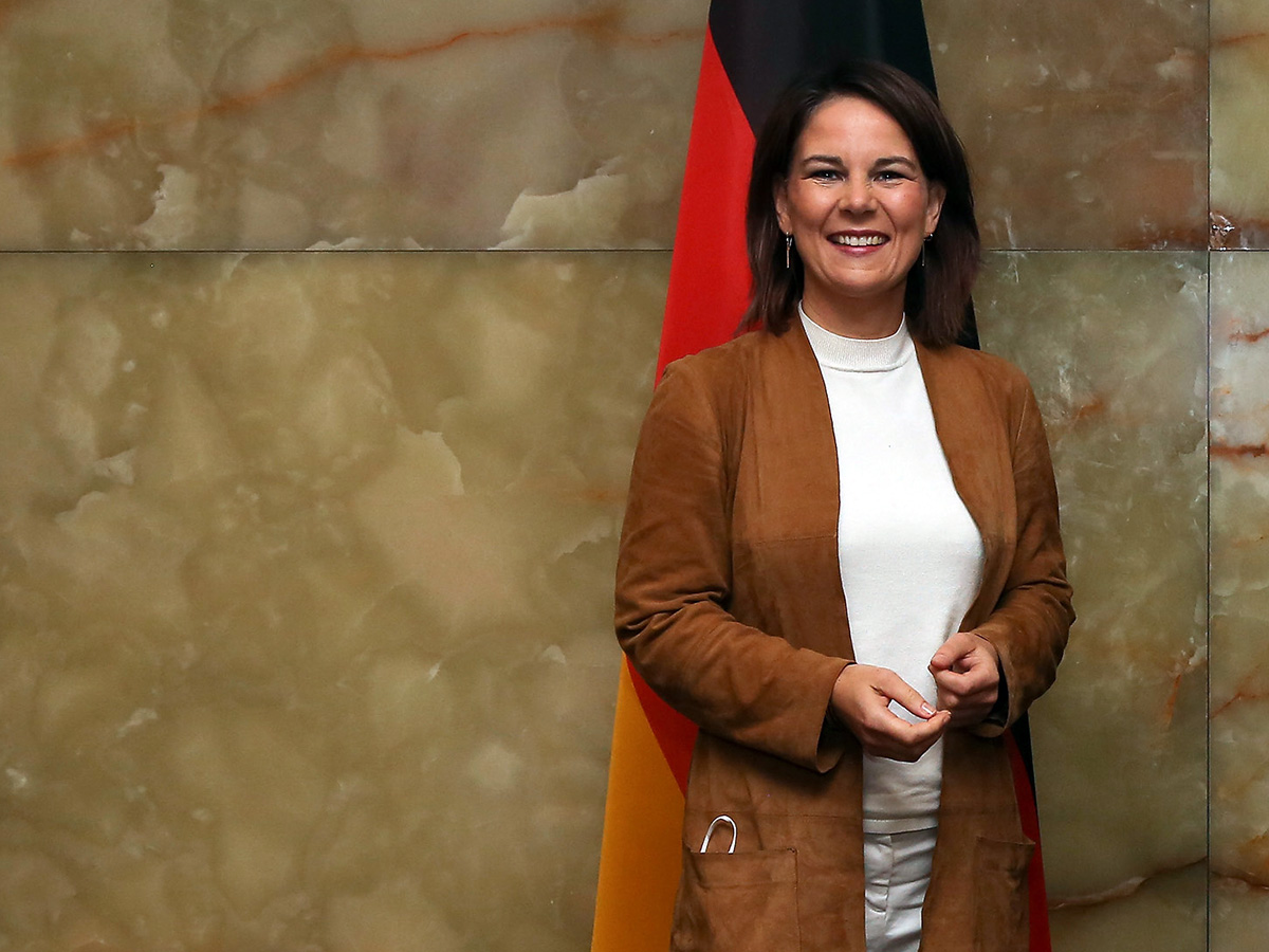 La ministra de Asuntos Exteriores alemana, Annalena Baerbock. FOTO: Adam Berry